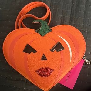 NEW KITSCH ORANGE PUMPKIN CROSSBODY XOGINGER